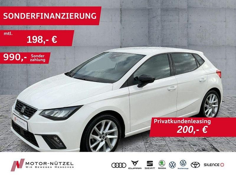 "candy" weiss Gebraucht 2022 Seat Ibiza FR-Line Kleinwagen | 15.990 € (Fairer Preis) - Bild 1/4