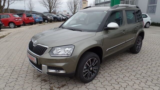 Grün metallic Gebraucht 2016 Skoda Yeti Outdoor SUV | 27.790 € - Bild 1/4
