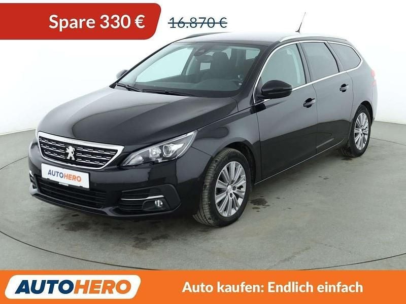 Schwarz Gebraucht 2021 Peugeot 308 Allure Kombi | 16.540 € (Fairer Preis) - Bild 1/3