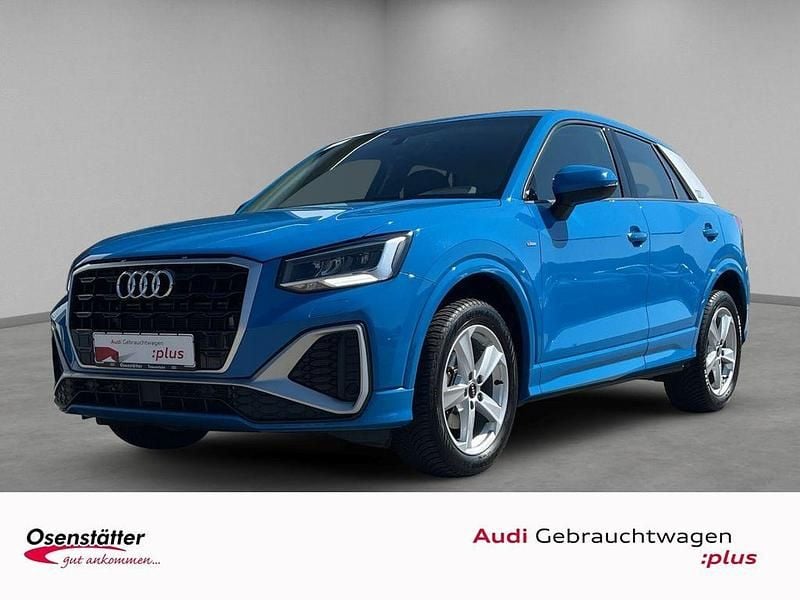 Turboblau Gebraucht 2023 Audi Q2 S-Line SUV | 25.760 € (Superpreis) - Bild 1/4