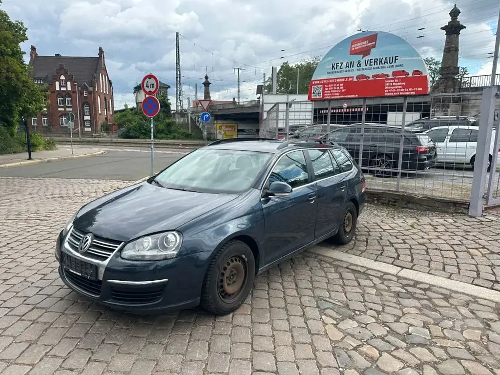 Gebraucht VW Golf V Comfortline 122 PS (89 kW) 2009 Blau Kombi