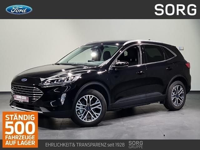 Schwarz, agate black metallic Gebraucht 2022 Ford Kuga Titanium X SUV | 25.470 € (Superpreis) - Bild 1/4