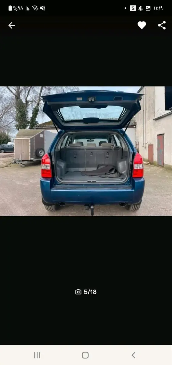 Gebraucht Hyundai Tucson 150 PS (110 kW) 2005 Blau SUV