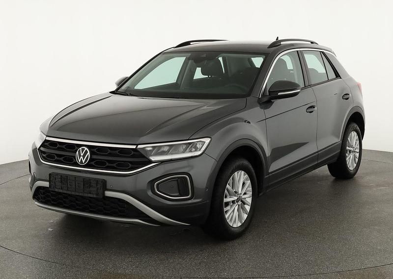 Indiumgrau metallic Gebraucht 2023 VW T-Roc Life SUV | 20.445 € (Superpreis) - Bild 1/4