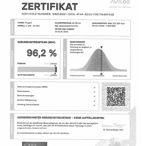 Gebraucht Peugeot e-208 Active 11 kW (15 PS) 2023 Gelb Kleinwagen