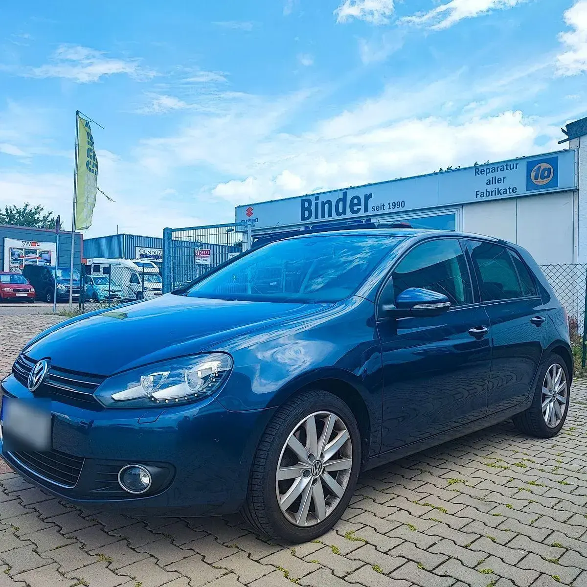 Gebraucht VW Golf VI Highline 160 PS (117 kW) 2011 Blau Kleinwagen
