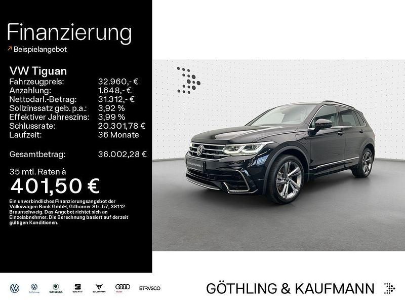 Deep black perleffekt Gebraucht 2022 VW Tiguan R-line SUV | 32.960 € (Fairer Preis) - Bild 1/4