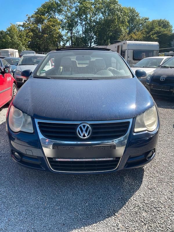 Blau Gebraucht 2007 VW Eos Cabrio | 1.250 € - Bild 1/4