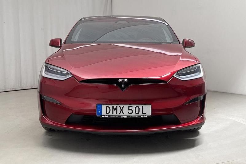 Gebraucht Tesla Model X Long Range AWD 492 kW (670 PS) 2023 Rot SUV