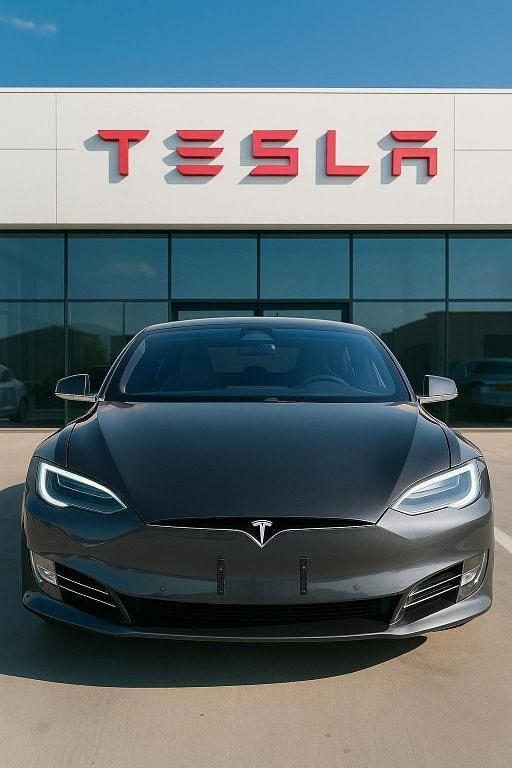 Grau Gebraucht 2017 Tesla Model S Limousine | 28.500 € (Fairer Preis) - Bild 1/4