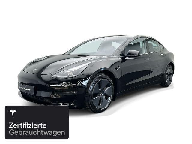 Solid black Gebraucht 2021 Tesla Model 3 Long Range AWD Limousine | 26.700 € (Guter Preis) - Bild 1/4