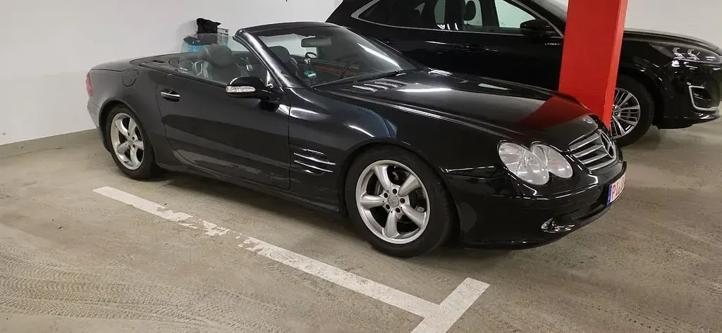 Gebraucht Mercedes SL350 245 PS (180 kW) 2003 Schwarz Cabrio