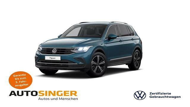 Nightshade blue metallic Gebraucht 2024 VW Tiguan Move SUV | 36.980 € (Etwas zu teuer) - Bild 1/2