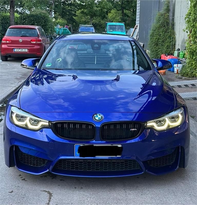 Blau Gebraucht 2018 BMW M4 Cabriolet M Performance Cabrio | 53.999 € (Fairer Preis) - Bild 1/4