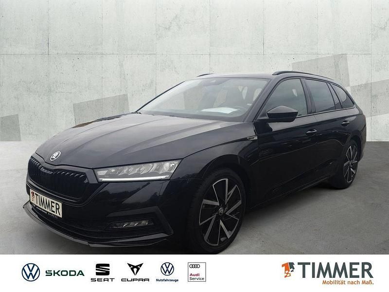 Schwarz Gebraucht 2022 Skoda Octavia SportLine Kombi | 26.890 € (Fairer Preis) - Bild 1/4