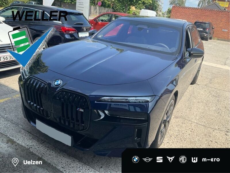 Tansanitblau ii (blau) Gebraucht 2025 BMW i7 Comfort Edition Limousine | 119.950 € (Superpreis) - Bild 1/3