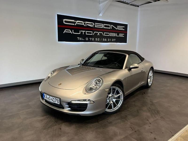 Platinsilbermetallic Gebraucht 2012 Porsche 911 Carrera Cabriolet Cabrio | 59.990 € (Fairer Preis) - Bild 1/4