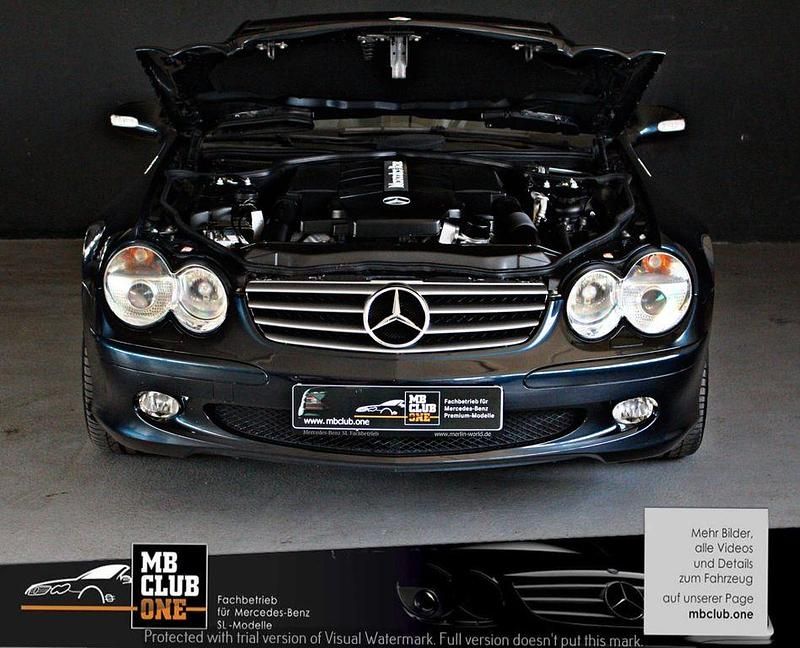 Gebraucht Mercedes SL500 306 PS (225 kW) 2002 Blau Cabrio