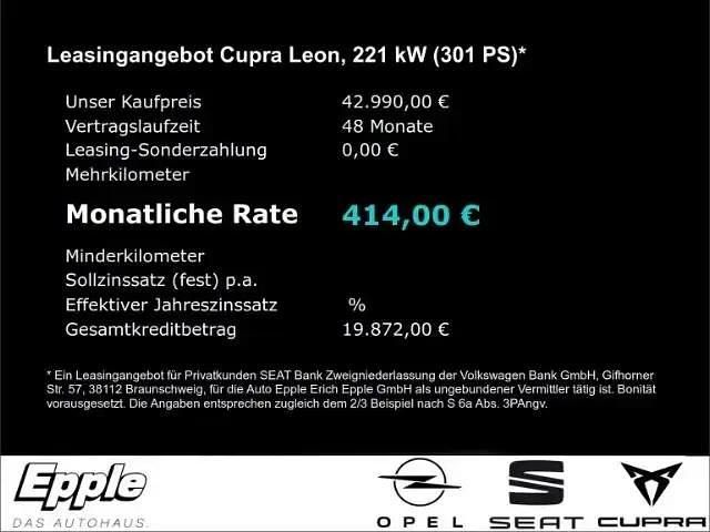 Neu Cupra Leon VZ 300 PS (220 kW) 2026 Schwarz Limousine