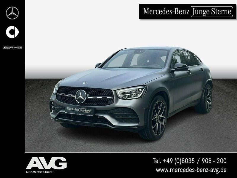 Grau Gebraucht 2023 Mercedes GLC400d AMG Coupé | 46.800 € (Fairer Preis) - Bild 1/4