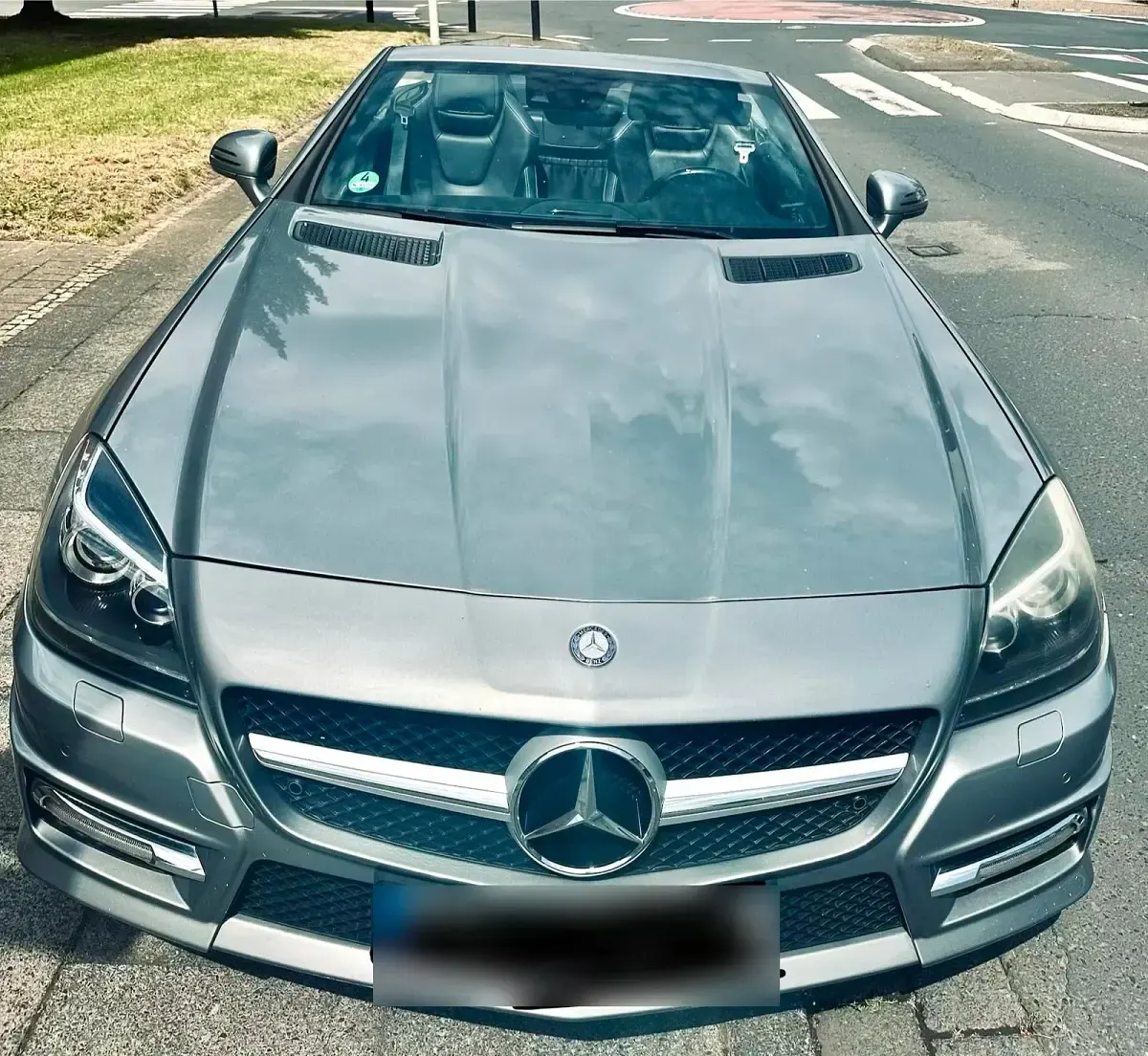 Gebraucht Mercedes SLK200 AMG 184 PS (135 kW) 2015 Grau Cabrio