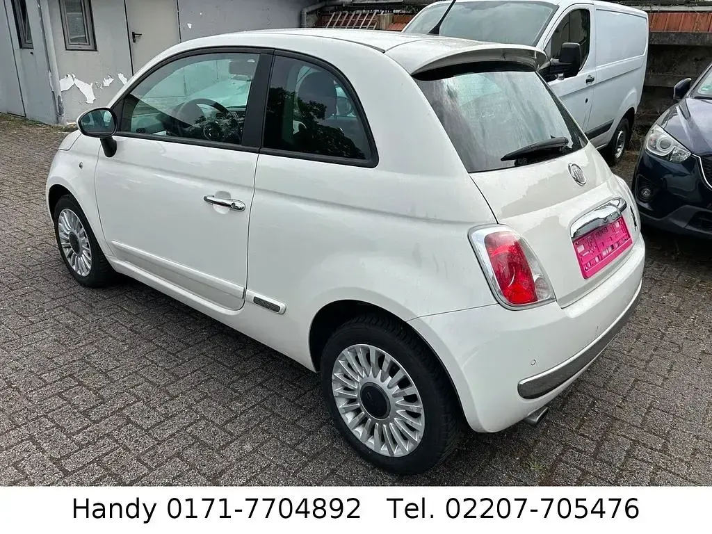Gebraucht Fiat 500 69 PS (50 kW) 2009 Weiß Cabrio