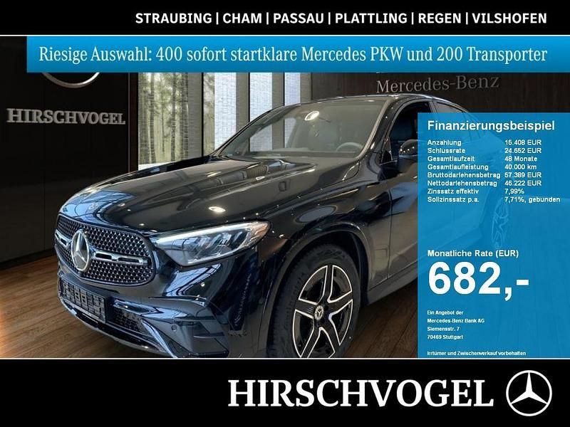 Unilack schwarz Gebraucht 2025 Mercedes GLC220 AMG line Coupé | 61.430 € (Superpreis) - Bild 1/4