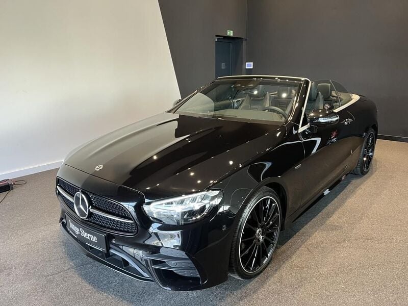 Gebraucht Mercedes E300 AMG 258 PS (189 kW) 2024 Metalliclack obsidianschwarz Cabrio