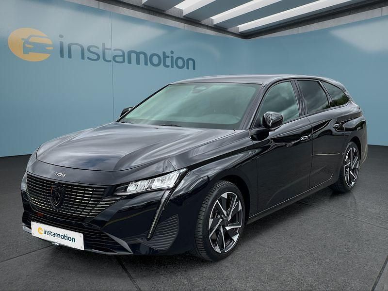 Schwarz Gebraucht 2023 Peugeot 308 SW Allure Kombi | 23.699 € - Bild 1/4