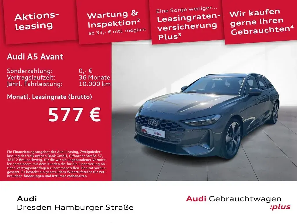 Gebraucht Audi A5 Ambiente 204 PS (150 kW) 2025 Chronosgrau metallic Kombi
