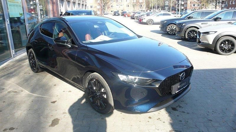 Neu Mazda 3 Nagisa 140 PS (102 kW) 2026 Deep crystal blue Limousine