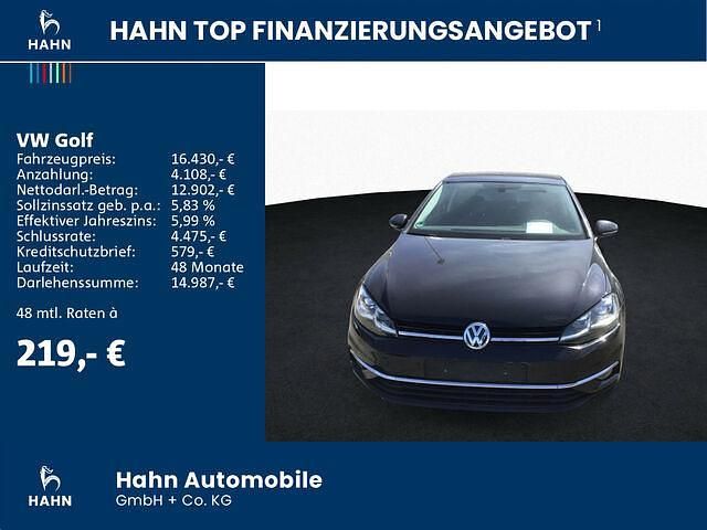 Gebraucht VW Golf VII Highline 150 PS (110 kW) 2018 Schwarz Kleinwagen