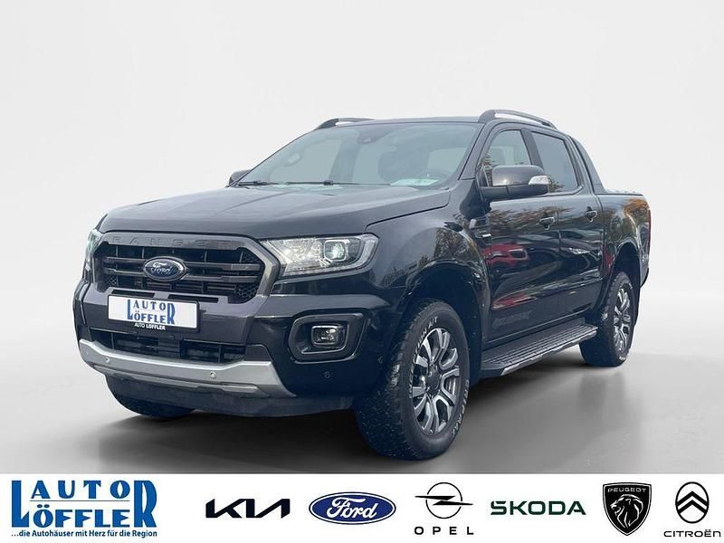 Obsidianschwarz (metallic) Gebraucht 2021 Ford Ranger Wildtrack Abholung | 35.990 € (Fairer Preis) - Bild 1/4