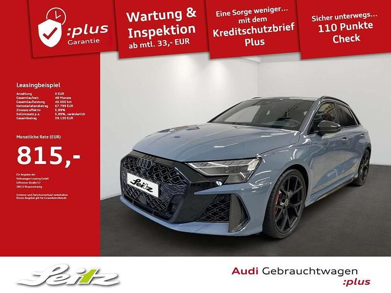Kemoragrau metallic Gebraucht 2025 Audi RS3 Sportback Ambiente Kleinwagen | 65.999 € (Guter Preis) - Bild 1/3