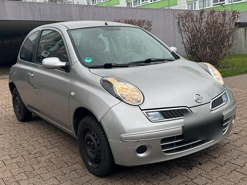 Silber Gebraucht 2009 Nissan Micra Kleinwagen | 1.100 € (Superpreis) - Bild 1/4