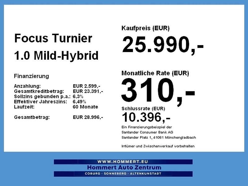 Neu Ford Focus Titanium 125 PS (91 kW) 2025 Magnetic metallic Kombi
