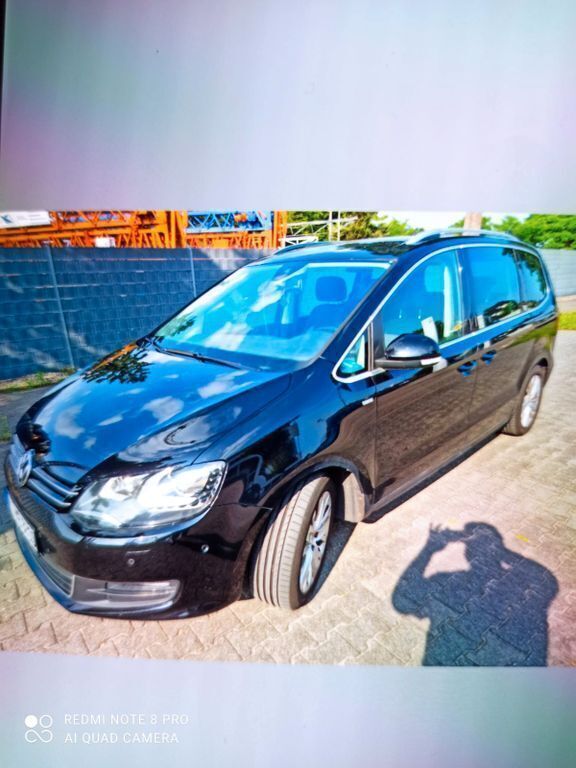 Schwarz Gebraucht 2013 VW Sharan Highline Van / Kleinbus | 14.399 € (Teuer) - Bild 1/4