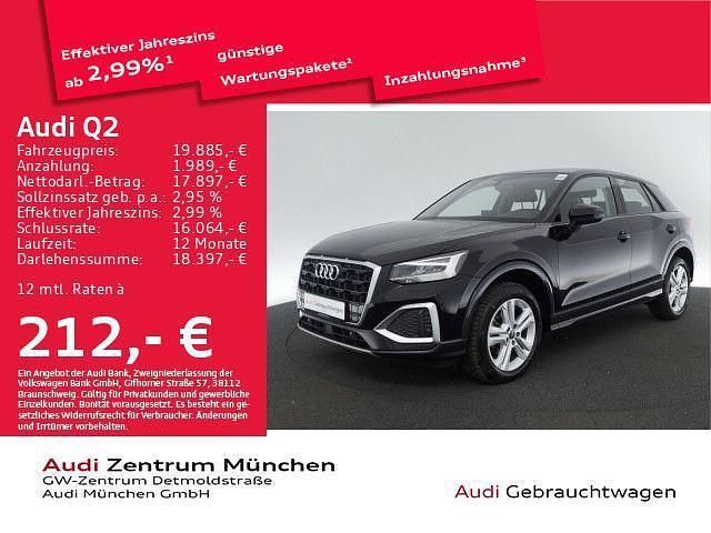 Brillantschwarz Gebraucht 2023 Audi Q2 Advanced Plus SUV | 19.885 € (Fairer Preis) - Bild 1/2