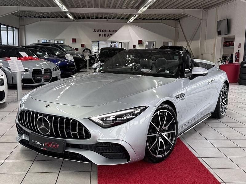 Silber Gebraucht 2024 Mercedes SL43 AMG AMG Cabrio | 84.849 € (Guter Preis) - Bild 1/4