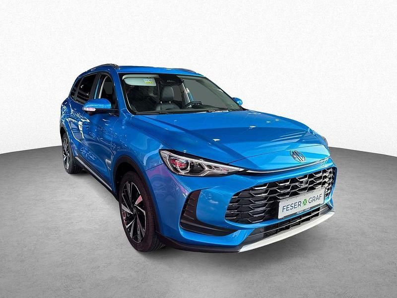 Neu MG ZS Luxury 197 PS (144 kW) 2025 Blau Limousine