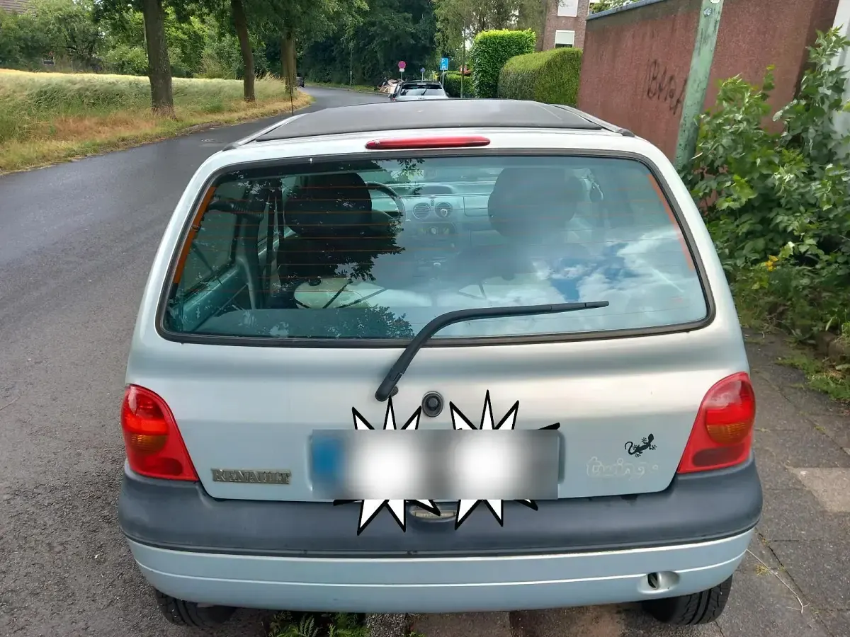 Gebraucht Renault Twingo 2003 Silber Kleinwagen