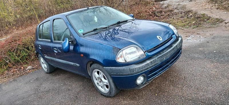 Gebraucht Renault Clio II 2001 Blau Kleinwagen