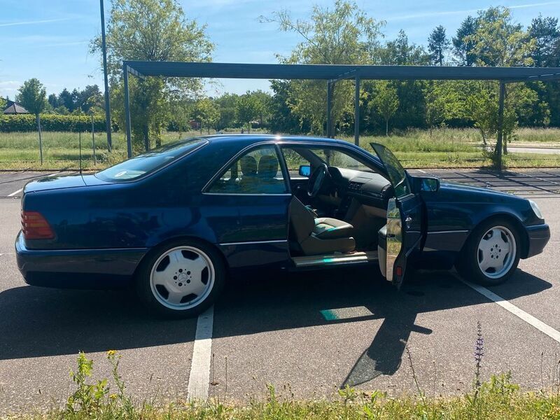 Blau Gebraucht 1995 Mercedes 500 Coupé | 38.500 € - Bild 1/4