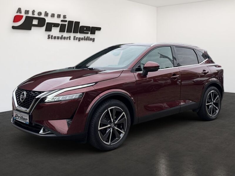 Burgundy red metallic Gebraucht 2022 Nissan Qashqai Tekna SUV | 25.490 € (Fairer Preis) - Bild 1/4