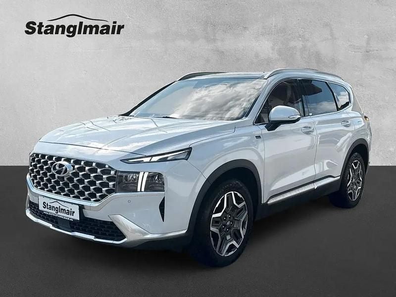 Glacier white Gebraucht 2021 Hyundai Santa Fe Turbo SUV | 34.990 € (Etwas zu teuer) - Bild 1/1