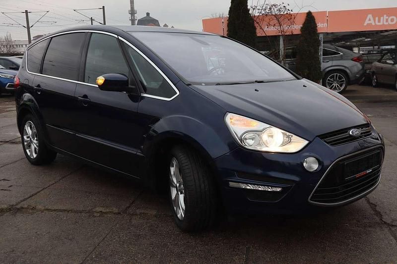 Gebraucht Ford S-MAX Titanium 160 PS (117 kW) 2012 Atlantikblau metallic Van / Kleinbus