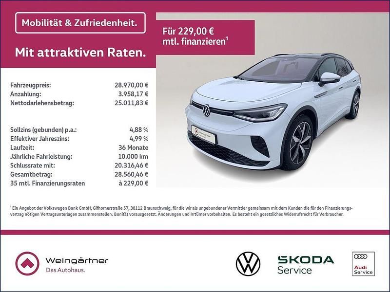 Weiß Gebraucht 2021 VW ID.4 GTX SUV | 32.870 € (Fairer Preis) - Bild 1/4