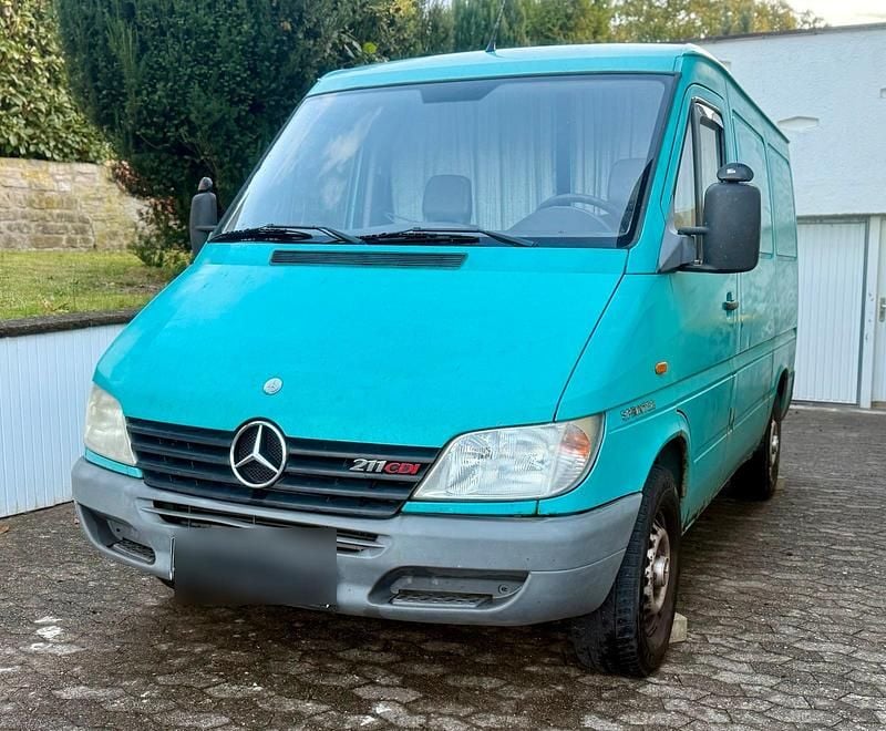 Grün Gebraucht 2002 Mercedes Sprinter Van | 1.950 € - Bild 1/4