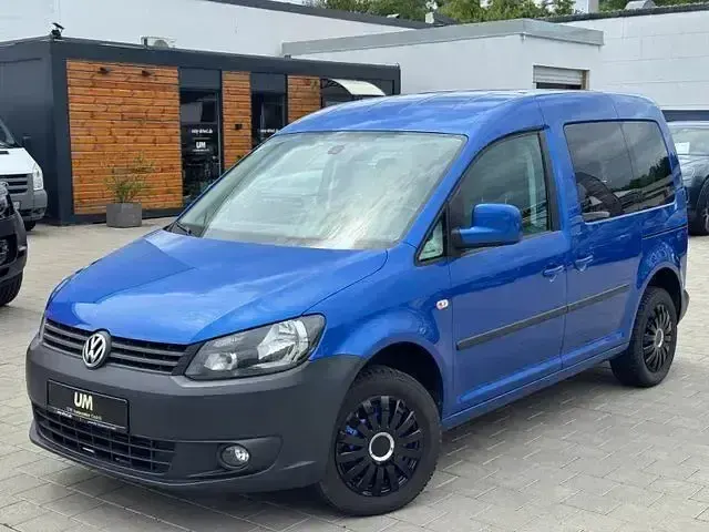 Gebraucht VW Caddy Team 102 PS (75 kW) 2015 Blau Van / Kleinbus