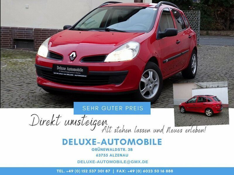 Gebraucht Renault Clio II 75 PS (55 kW) 2008 Rot Limousine
